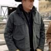 Kevin Costner Yellowstone John Dutton Grey Cotton Jacket
