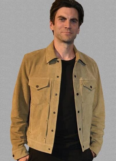 Wes Bentley Yellowstone Jamie Dutton Suede Leather Jacket
