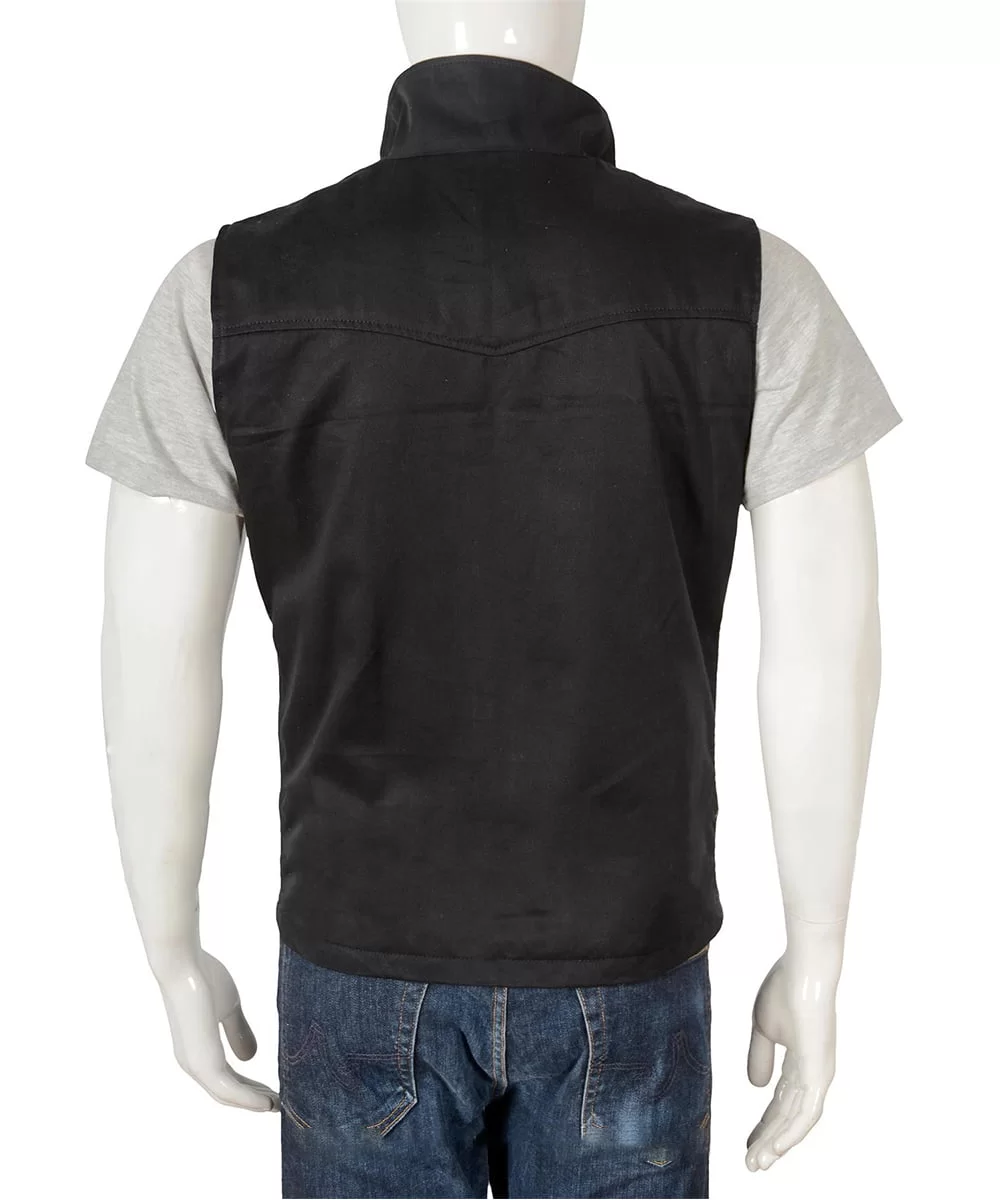 kevin-costner-john-dutton-black-cotton-vest-yellowstone-clothing03