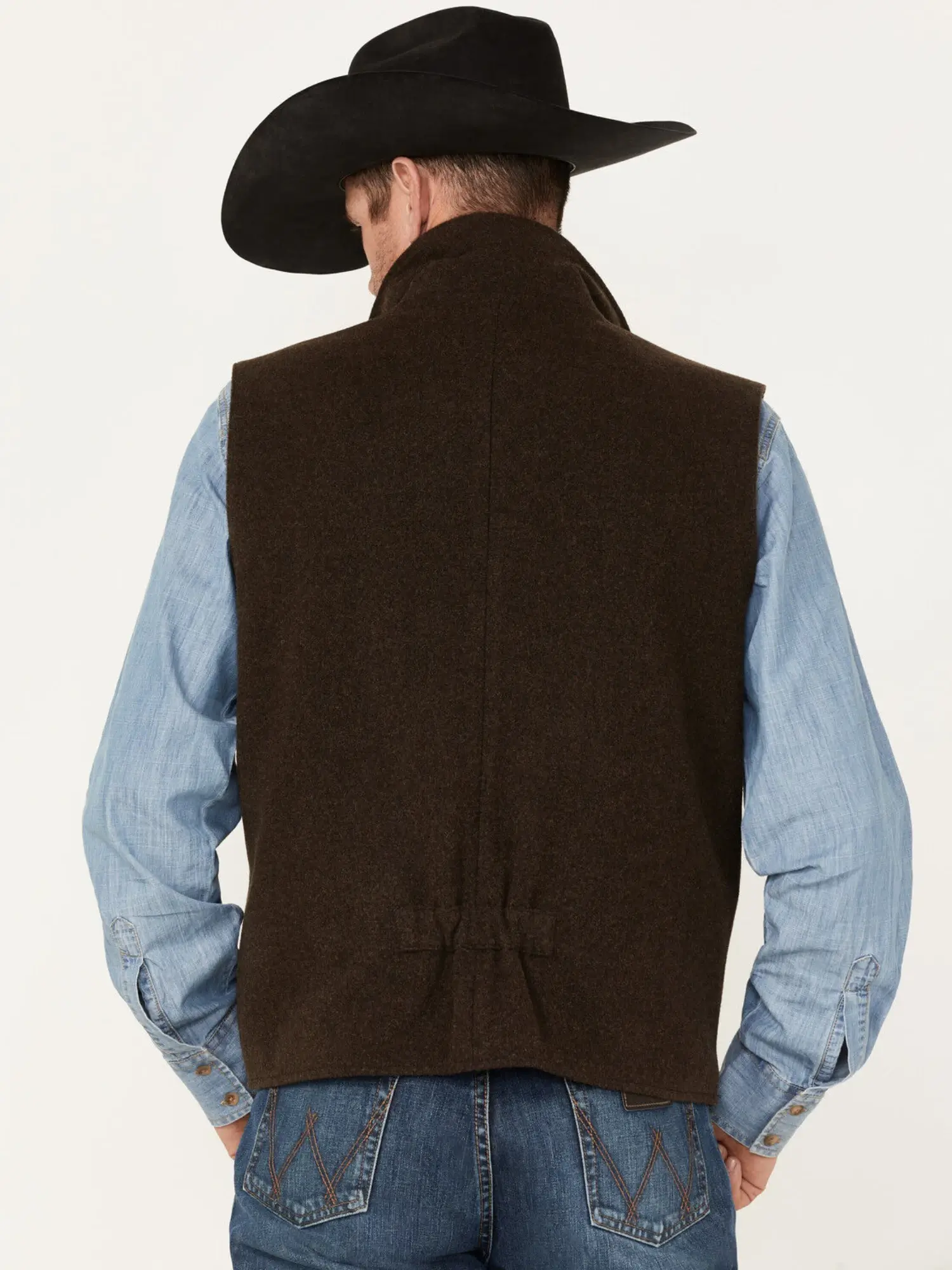 Men’s Brown Wool Montana Vest