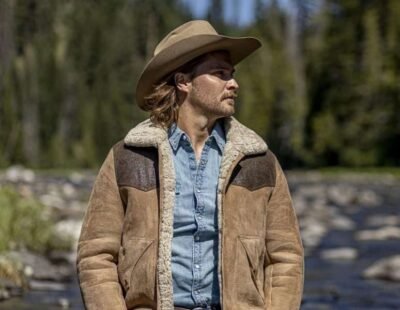Luke Grimes Yellowstone Kayce Dutton Suede Leather Jacket